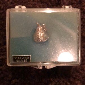 New sterling silver Hershey kiss pendant.